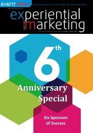 Anniversary Special Six Sponsors of Success - EventFAQs