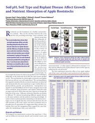 5.Soil pH, Soil Type and Replant Disease Affect Growth and Nutrient ...