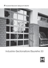 Industrie-Sectionaltore Baureihe 30 - Hörmann KG