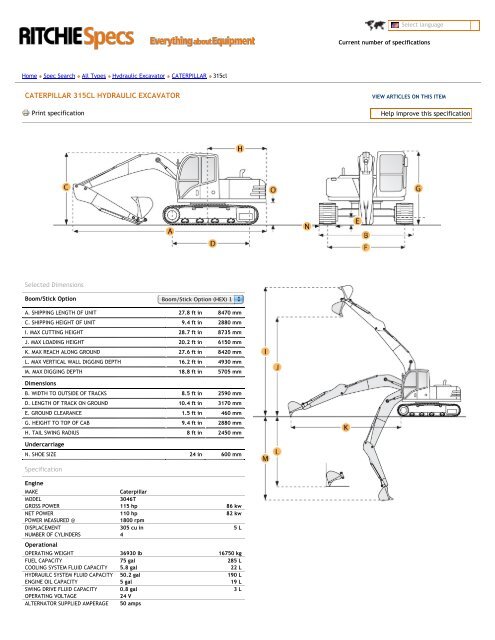 121005-11EN019-CATERPILLAR 315cl Hydraulic Excavator-IA2E.pdf