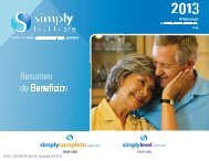 Resumen de Beneficios - Simply Healthcare Plans