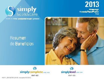 Resumen de Beneficios - Simply Healthcare Plans