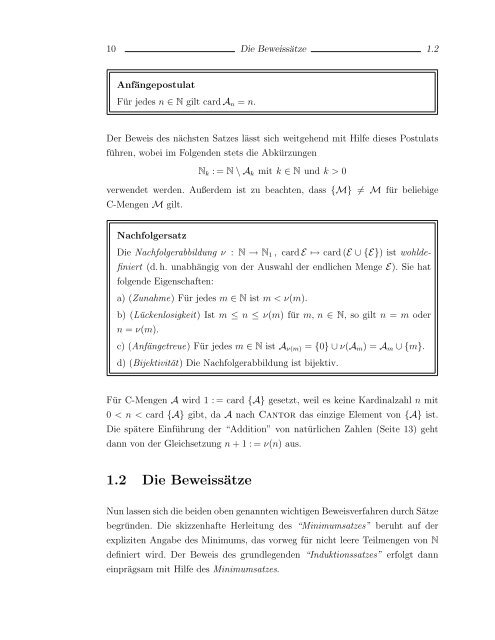 Elementare Zahlentheorie und Problemlösen - Mathematik und ...