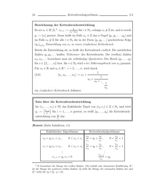 Elementare Zahlentheorie und Problemlösen - Mathematik und ...