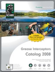 Grease Interceptors Catalog 2008