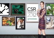 CSR-rapport 2012 - Stockmann Group