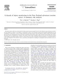 A decade of injury monitoring in the New Zealand adventure tourism ...