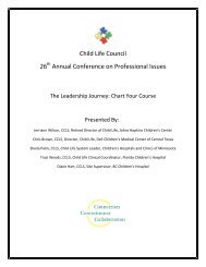 The Leadership Journey: Chart Your Course - Child Life Council