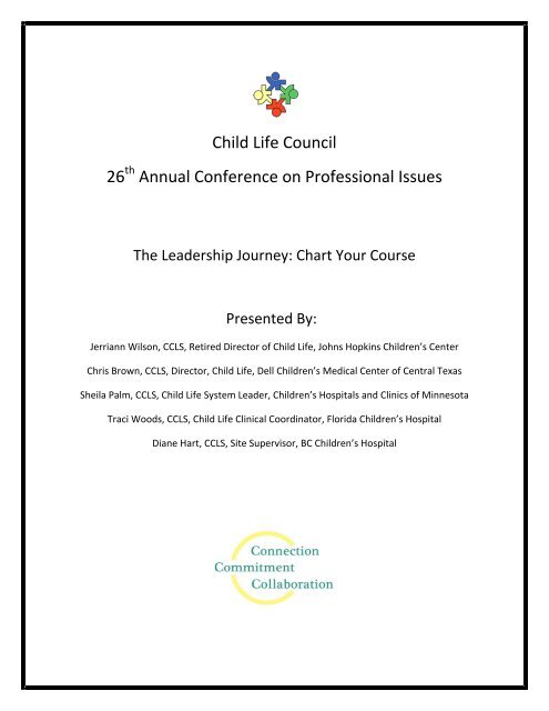 The Leadership Journey: Chart Your Course - Child Life Council