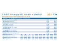 Cardiff • Pontypridd • Porth • Maerdy X32 132 - Stagecoach
