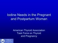 Iodine Needs in the Pregnant and Postpartum Woman - American ...