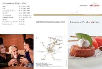 Kulinarischer Kalender - Mövenpick Hotels & Resorts