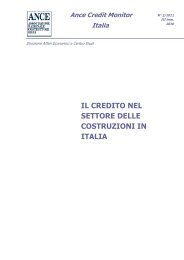 il credito nel settore delle costruzioni in italia - Infobuild