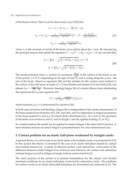 applied fracture mechanics