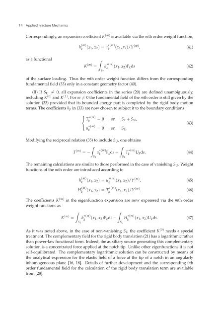 applied fracture mechanics