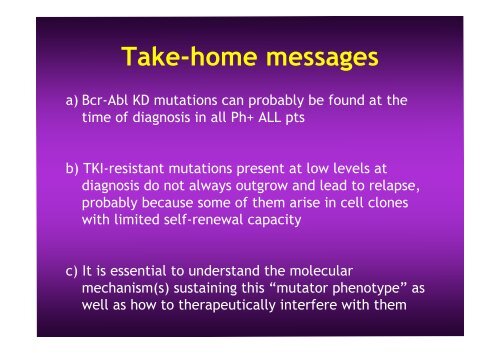 Are Bcr-Abl KD mutations already detectable at the time ... - siesonline