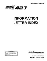 INFORMATION LETTER INDEX - BellCustomer.com