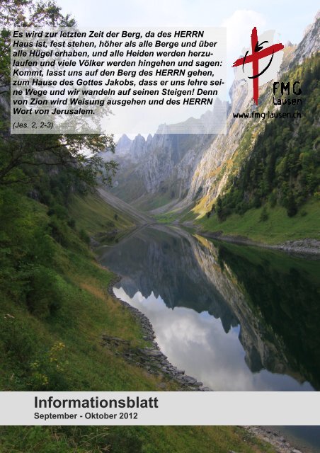 Ausgabe September / Oktober 2012 - FMG Lausen