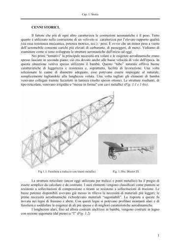 Storia strutture aeronautiche - Valentiniweb.com