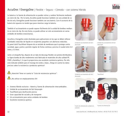 Equipos de trasiego | Muestreadores | Material de ... - BÃ¼rkle GmbH