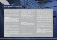 machine capacity listing page 1