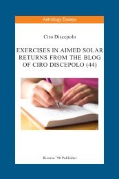 Exercises in Aimed Solar Returns from the Blog of ... - cirodiscepolo.it