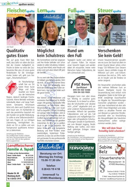 Stadtmagazin Rheinberg • Ausgabe Nr.4