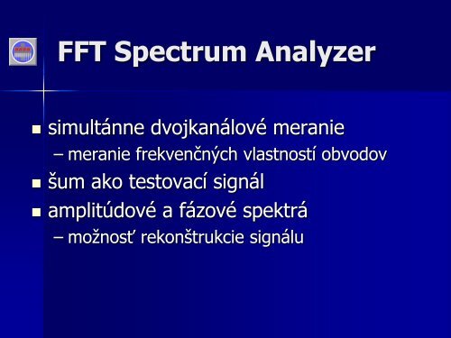 Meranie vo frekvenÄnej oblasti