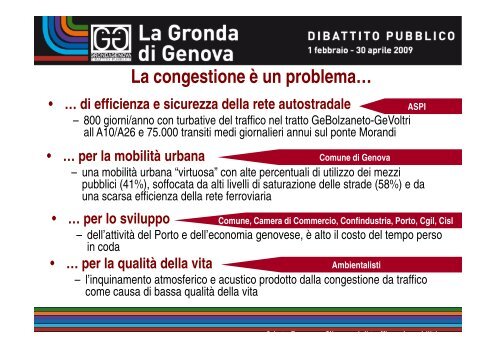 Commissione per il dibattito pubblico sulla Gronda di ... - Urban Center