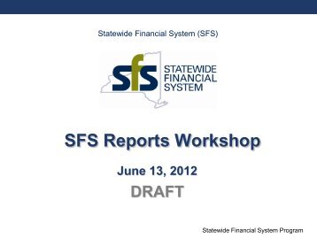 6/13/12 DRAFT Budgeting and GL Reports Workshop - Statewide ...