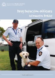 Drug Detection Officers - Department of Corrective Services