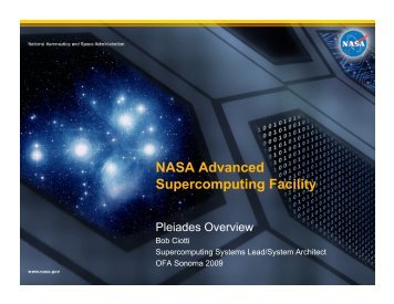 Pleiades System Experience