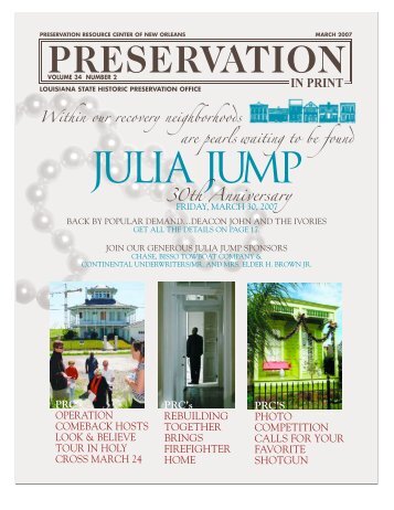 JULIA JUMP - Preservation Resource Center