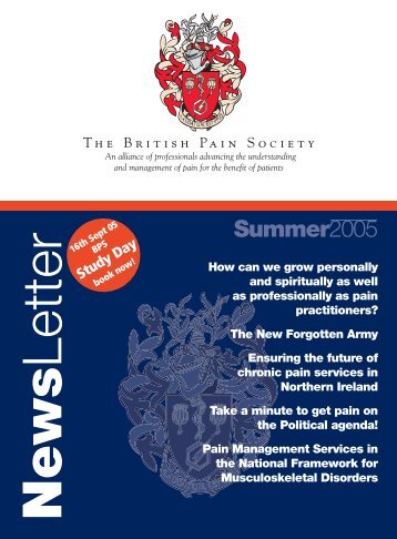 Summer2005 Summer - The British Pain Society