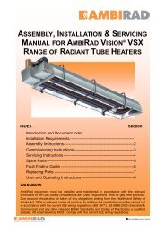 Assembly Installation Amp Servicing Manual For Ambirad Nor Ray Vac