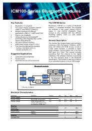 Datasheet short ICM100 Rev C