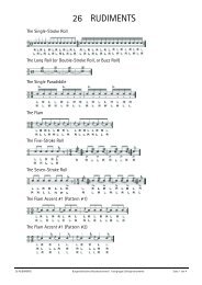 26 RUDIMENTS - BurgenlÃ¤ndischen Musikschulwerks