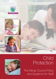 Child Protection Policy and Guidance for Staff - The Moray Council