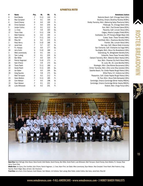 Complete 2009-10 Hockey Information Guide (Small File) - Western ...