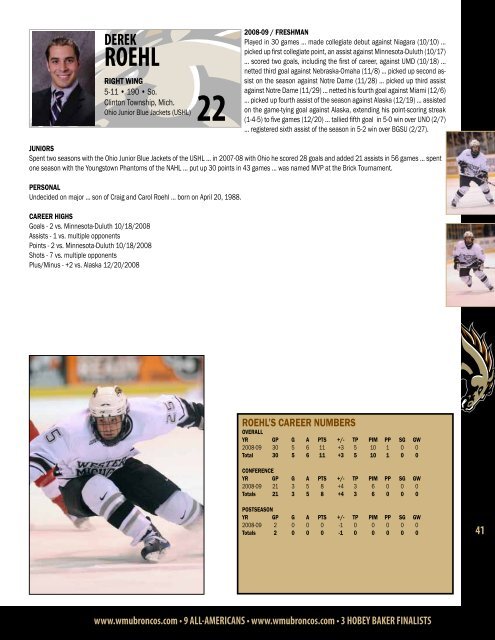 Complete 2009-10 Hockey Information Guide (Small File) - Western ...