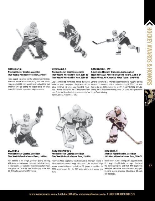 Complete 2009-10 Hockey Information Guide (Small File) - Western ...