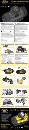 HT-400 Headtorch Instructions - Wolf Safety Lamp Company