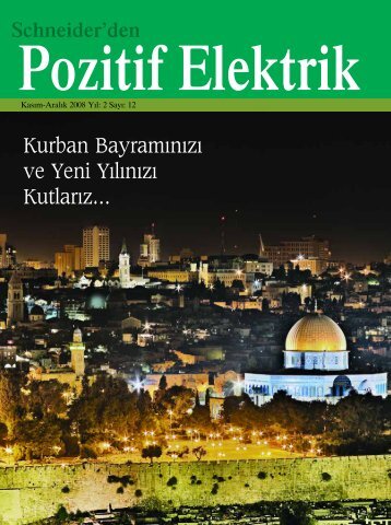 Schneider Electric'den Pozitif Elektrik - Kasım - Aralık 2008