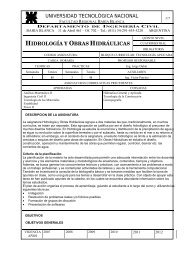 hidrologÃ­a y obras hidrÃ¡ulicas - FRBB - UTN - Universidad ...