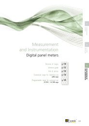 Measurement and Instrumentation - Chauvin Arnoux