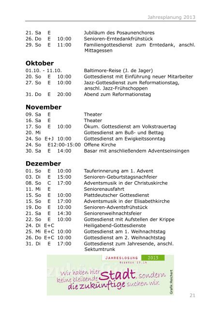 Gemeindebrief Dezember 2012 - Januar 2013 - Kirchengemeinde ...