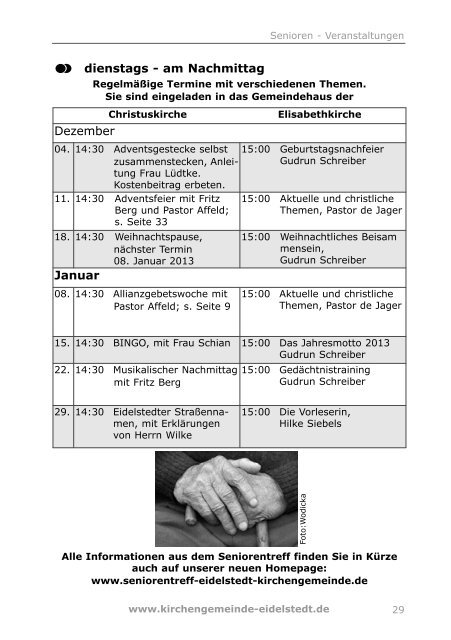 Gemeindebrief Dezember 2012 - Januar 2013 - Kirchengemeinde ...