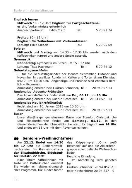 Gemeindebrief Dezember 2012 - Januar 2013 - Kirchengemeinde ...