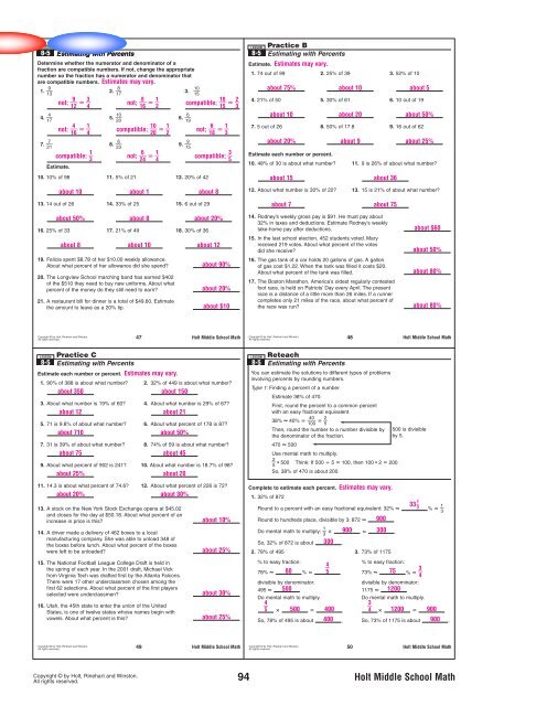 Practice B 8-5 - MrWalkerHomework