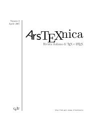 Ars TeXnica, Numero 3, Aprile 2007 - GuIT - Scuola Superiore Sant ...